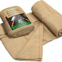 40" x15 Feet Gardening Burlap Roll - Multipurpose Natural Burlap Fabric, High Density Jute Fiber Material for Decorations, Center Pieces for Home, Rustic Party Décor