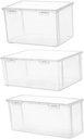 3pcs Bread Storage Container Bread Holder Containers Storage Airtight Loaf Box