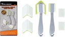 ROLLINGDOG Paint Pad Set - 6PC Corner Painting tool Trim Paint Edger Tool with Replacement for Walls,Detail Painting,Trim