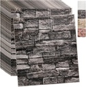 WADILE 20 PCS 3D Wall Panels Peel and Stick, 3D Brick Peel and Stick Wallpaper Self Adhesive, Waterproof PE Foam Paintable,for Bedroom/Living Room/Kitchen/TV Wall and Home Decoration