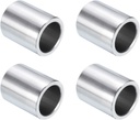 uxcell 4pcs Stainless Steel Spacer 3/4" Bore x 1" OD x 1" Length Screw Standoff Bushing Plain Finish Round Metal Spacer for 3/4 Screws Bolts and Rods